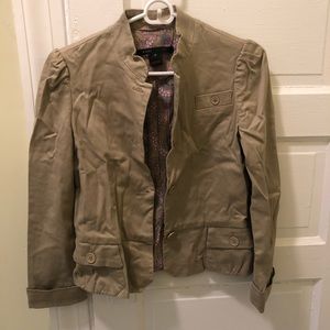 Marc jacobs brown military vintage jacket sz 2